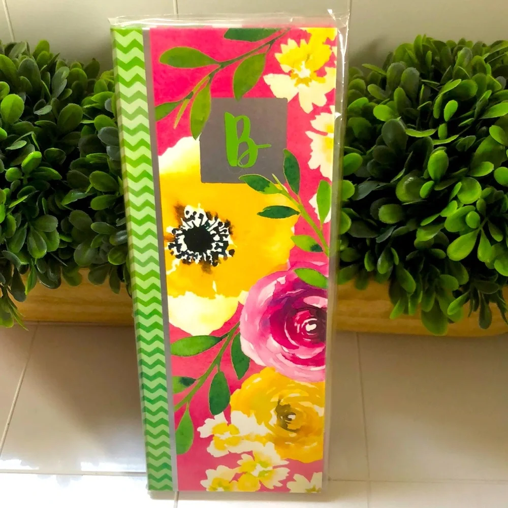 Floral Notebook/Planner Initialized with “B”!